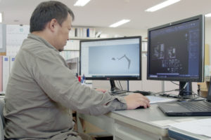遊戯機械事業の設計作業